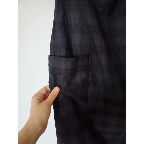 French Connection 100% wool strapless plaid dress (size 6) - Picture 4 of 7